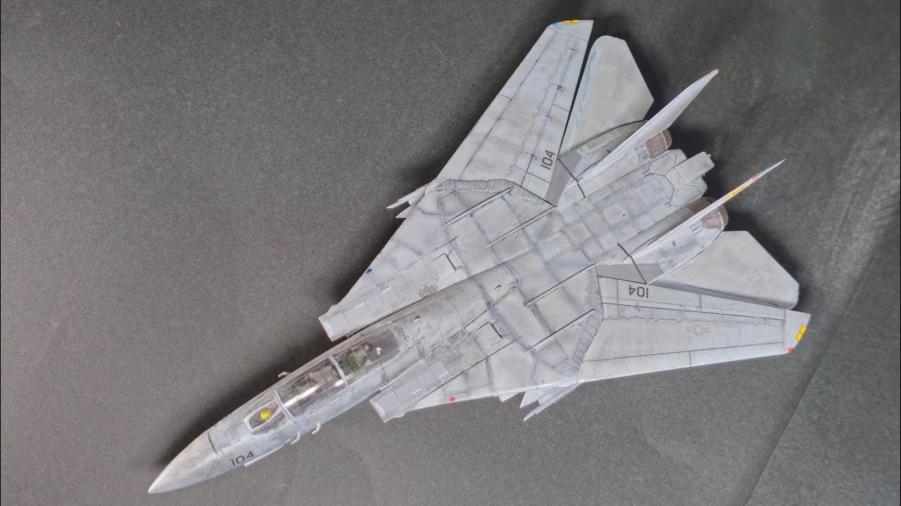 1/72 Italeri F14A Tomcat Iceman Topgun