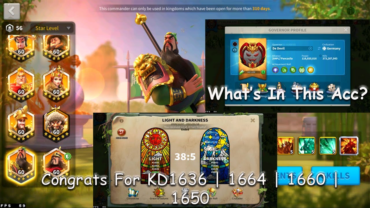 KD 1664 Win LvD KvK 3 | Inside De Devil's Account | KD 1664 | Rise Of Kingdoms |