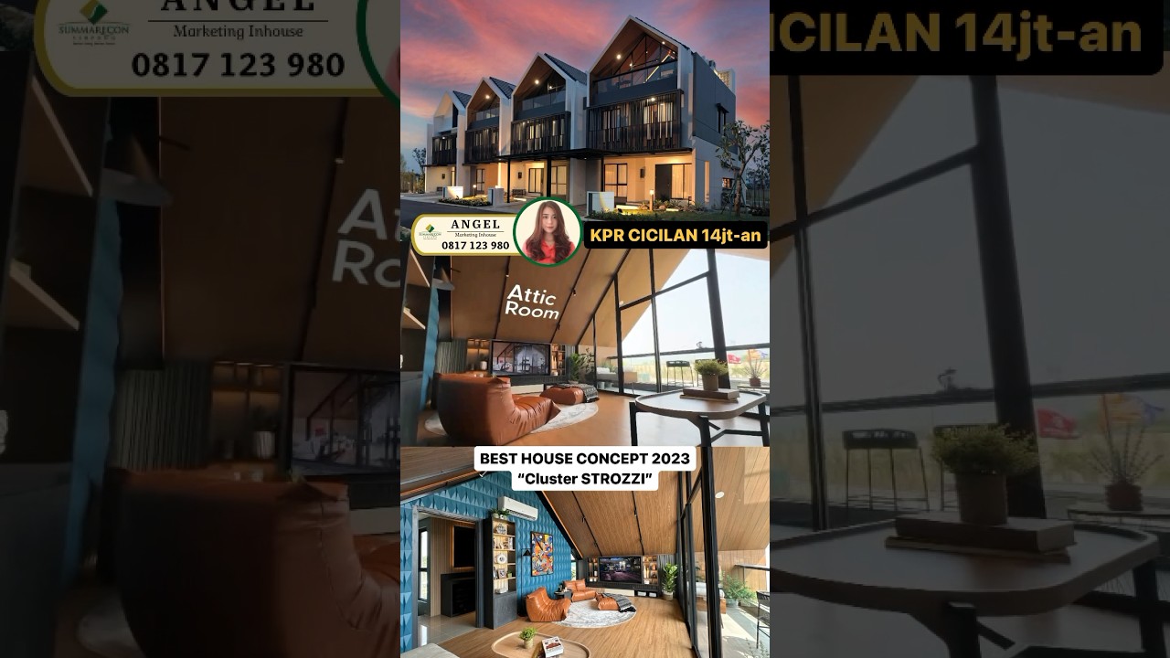 Cluster STROZZI #SummareconSerpong #rumahattic #gadingserpong #rumahdijual