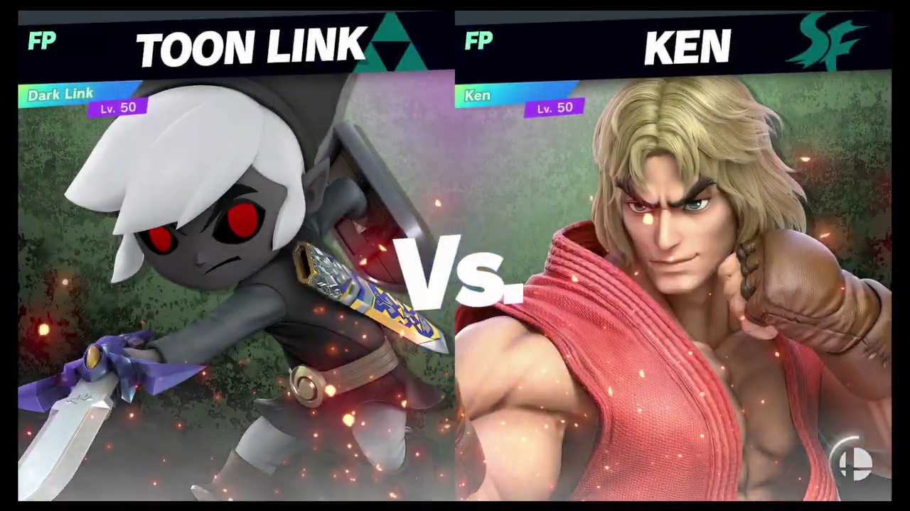 Super Smash Bros Ultimate Amiibo Fights   Request #4492 Shadow Toon Link vs Ken