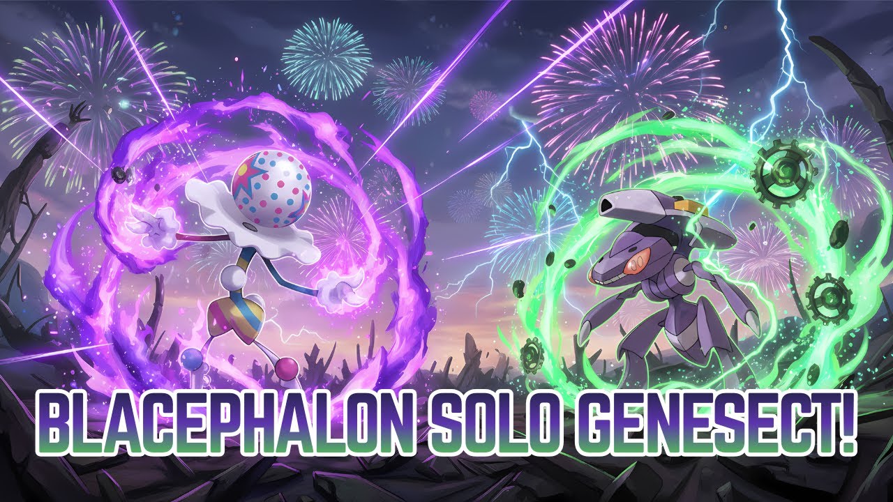 SOLO! Genesect MIND BLOWN by Blacephalon Troops!
