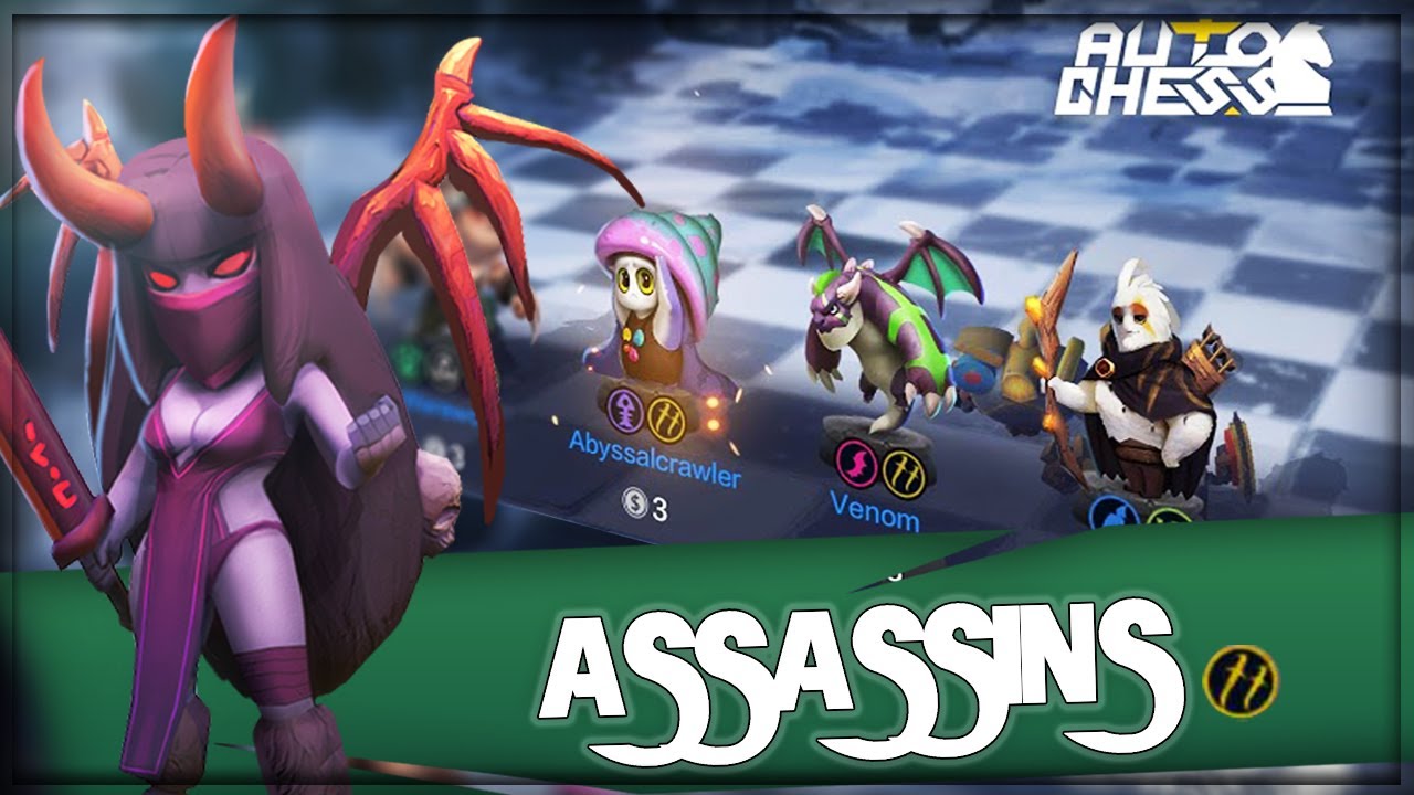 Auto Chess Mobile: How To Build Assassins | IOS & PC Gameplay!