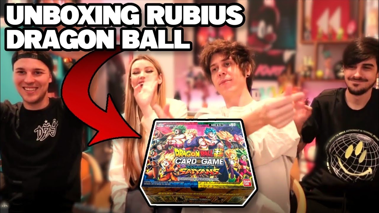 RUBIUS ALEXBY AROYITT Y YO ABRIMOS 2 CAJAS DRAGON BALL 2000$
