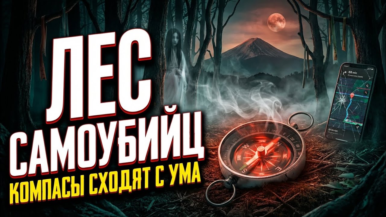 Что скрывает Япония. Лес самоубийц Аокигахара: почему компасы «сходят с ума