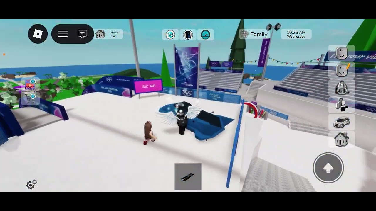 #roblox  BrooKHAVEN dar update de zăpadă ⛄️ 