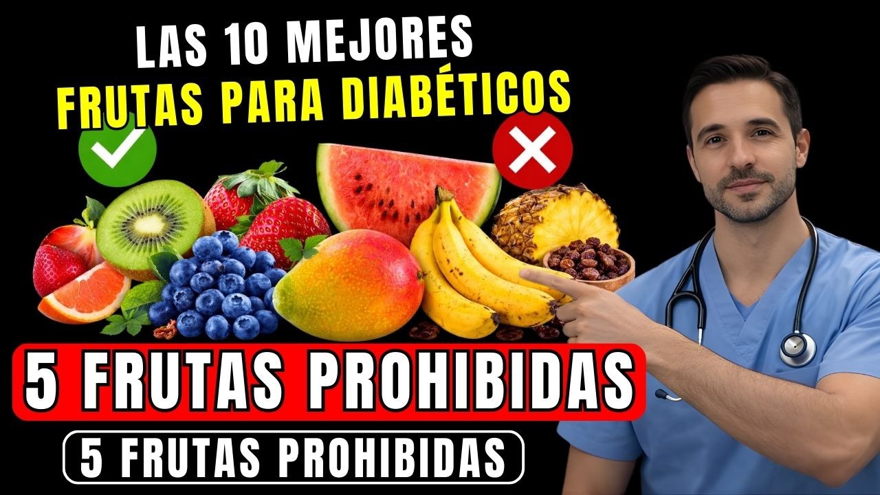 Las 10 mejores frutas para diabéticos (y 5 prohibidas en la diabetes)