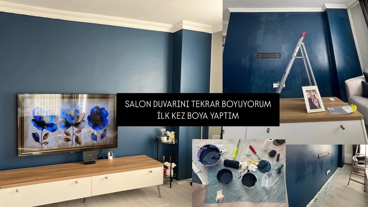 Evimizi Baştan Aşağı Yeniliyorum | Kendim Boyadım!