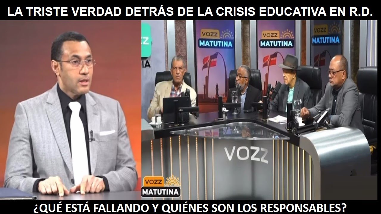 LA VERDAD DETRÁS DE LA CRISIS EDUCATIVA EN R.D.: ¿Qué está fallando y quiénes son los responsables?