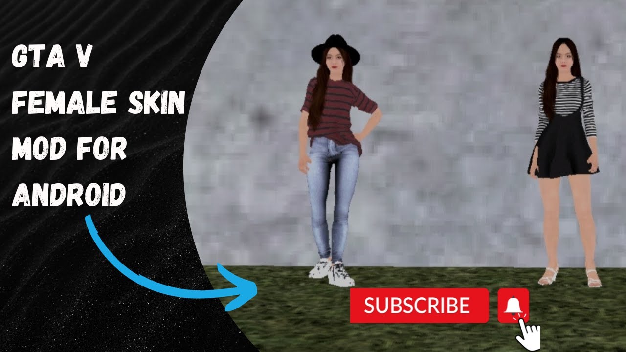GTA FEMALE SKIN MOD| ASAHI| GTA SAN ANDREAS| ANDROID MOBILE #gta #gtasanandreas #sampmobile