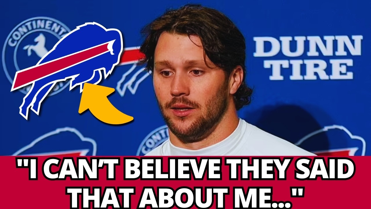 NFL BOMBSHELL! DISRESPECT TOWARD JOSH ALLEN GRABS BILLS FANS&rsquo; ATTENTION! WATCH NOW! BILLS NEWS
