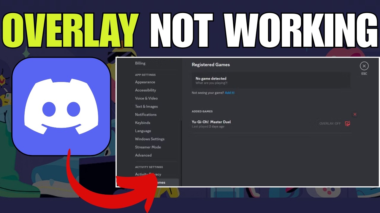 How To Fix Discord Overlay Not Working In Windows