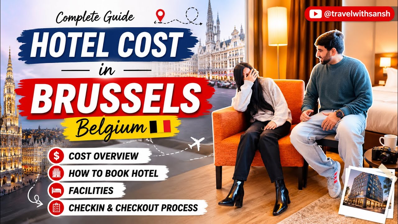 Hotel Cost in Brussels, Belgium 🇧🇪 Cost of living/Living Expenses |Guide for First timer |A&O Hostel