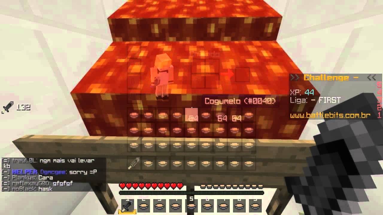 Lava challenge extremo do BattleBits//Fazendo recraft do Dhe CaioX//@TheCaioX