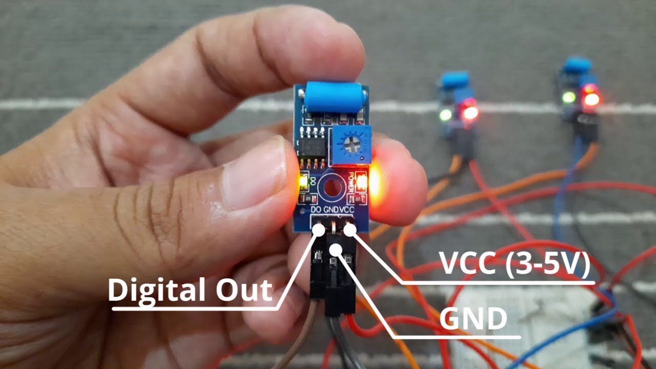 Raspberry Pi: Vibration sensor SW-420