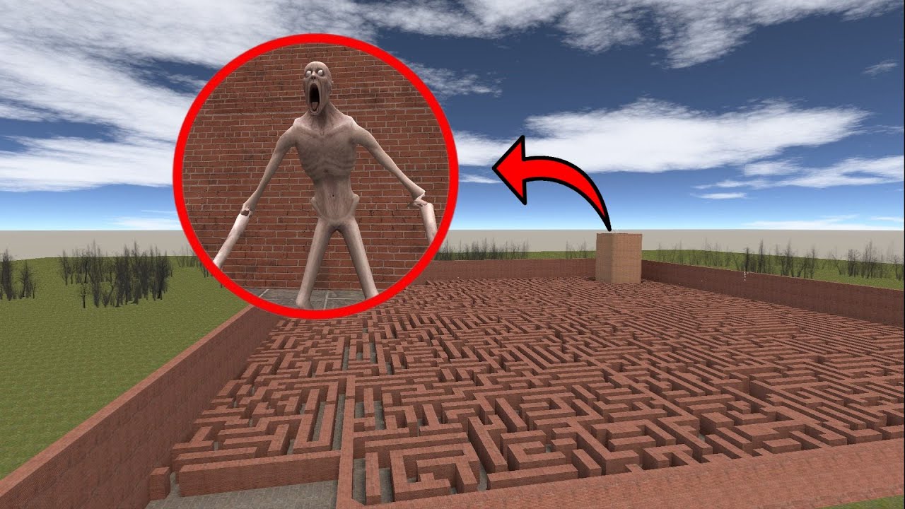 No Escape from SCP-096  | GM Big Maze | Garry’s Mod Horror