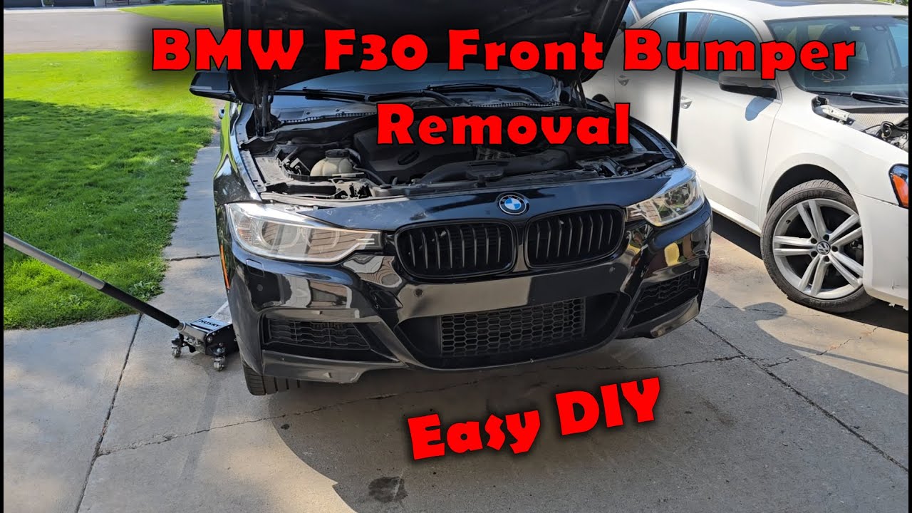 BMW F30 Front Bumper Removal - Easy DIY!
