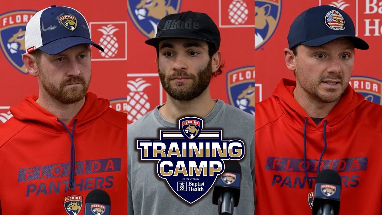 Petry, Kunin, Reinhart | 2025-26 Training Camp Interviews