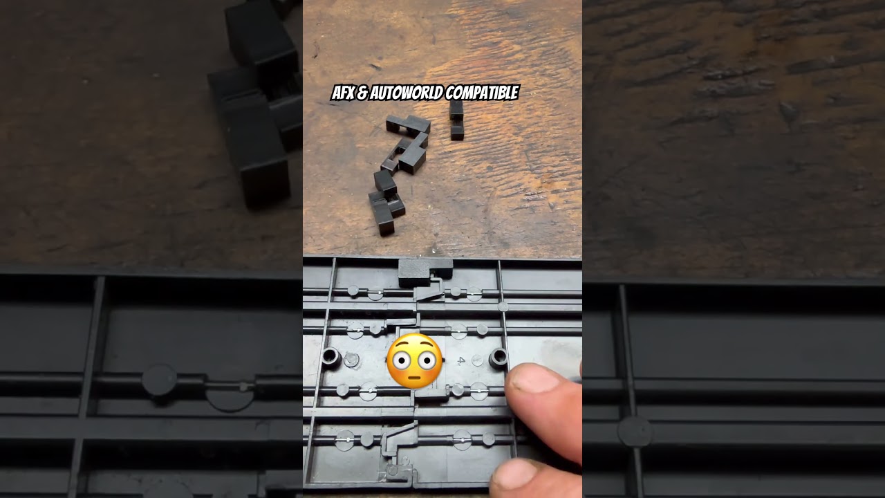 Slot car track locking clips for AFX and AUTOWORLD.  Made by  thunderbox garage