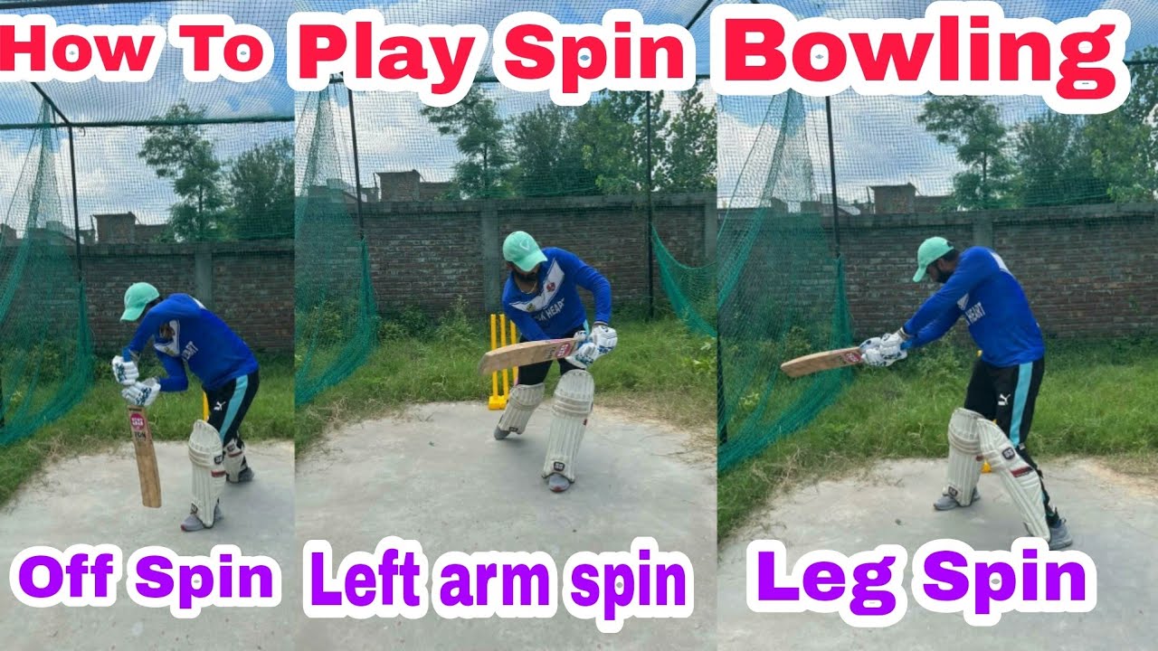 How To Play Spin Bowling | How To Bat Against Off Spin, Leg Spin And Left Arm Spin | Do This 🥷🏻 |