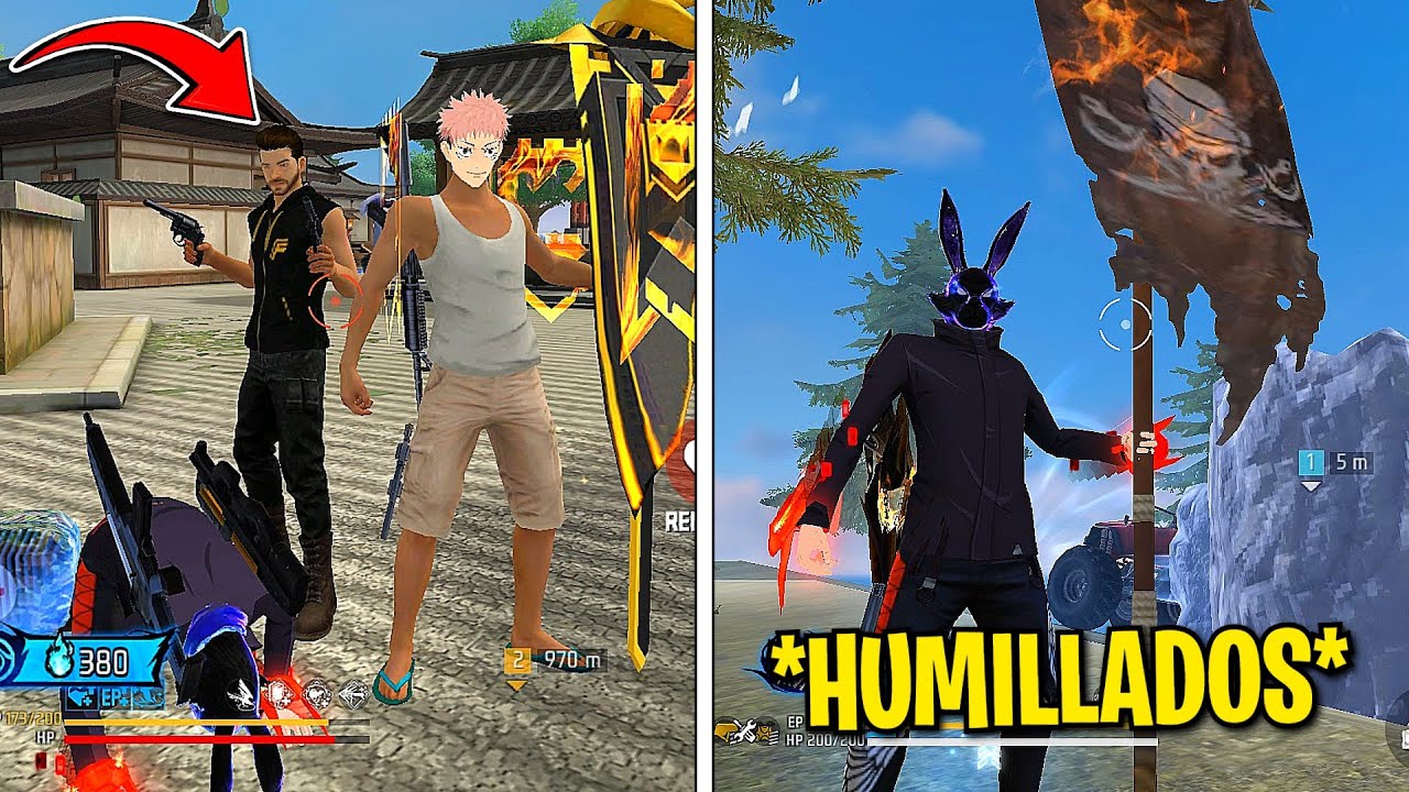 ¡ME TIRARON EMOTES PERO LOS TERMINE HUMILLANDO A TODOS! 🤣 FREE FIRE