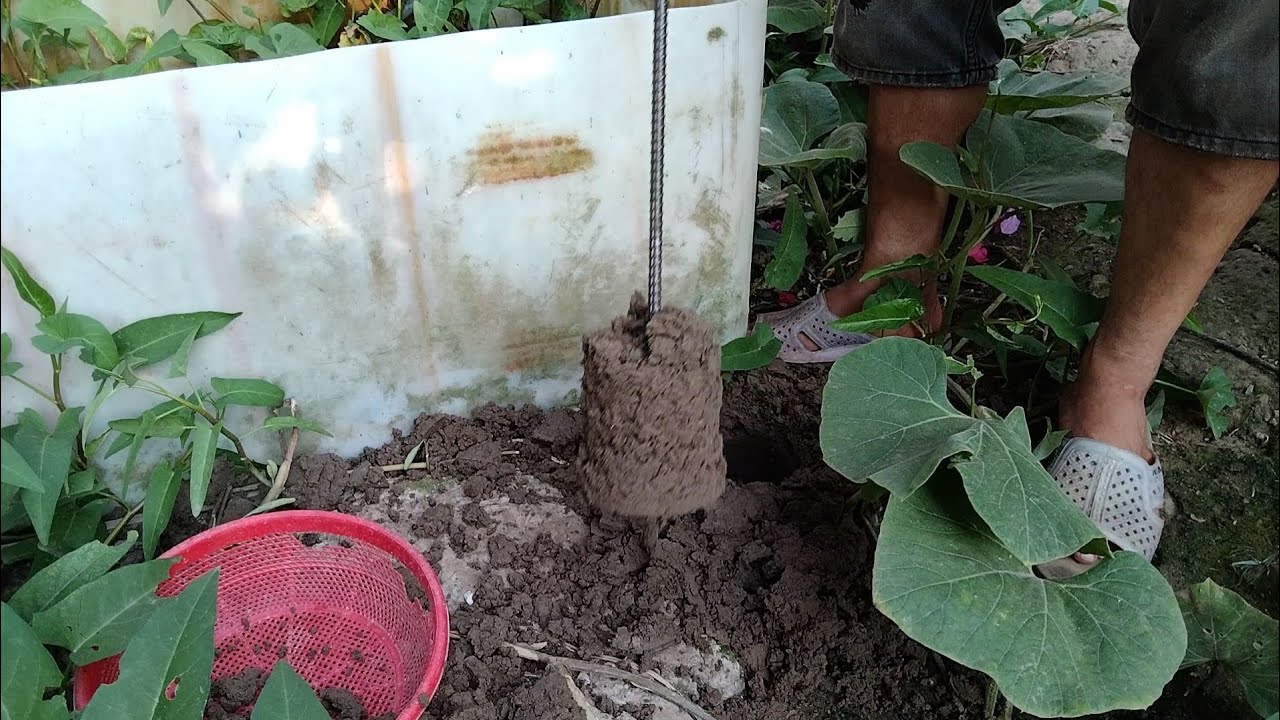 làm một mũi Khoan đất cực kỳ đơn giản từ sắt phế liệu