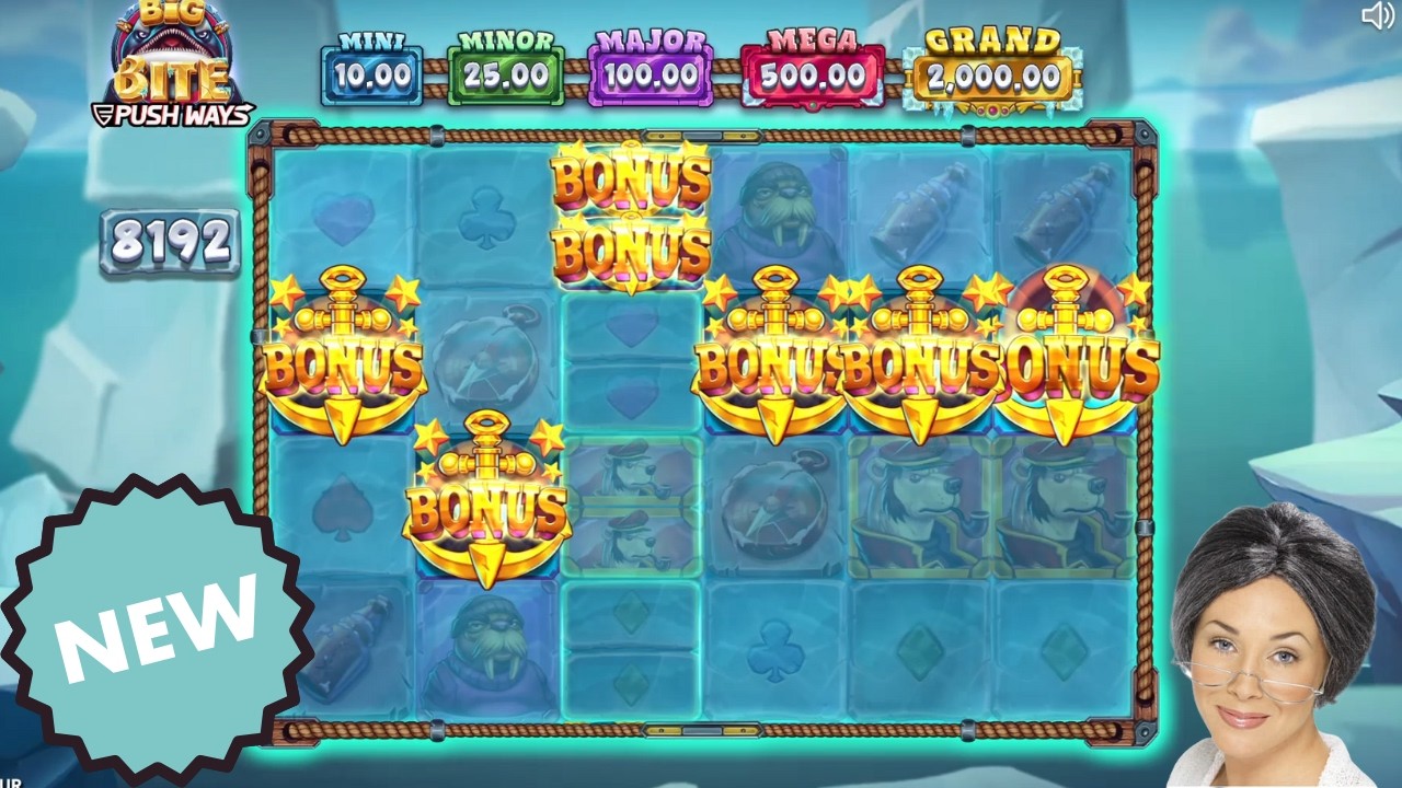 🚨 BIG BITE PUSHWAYS🚨 PUSH GAMING👍NEW 🎰  #slots🚨