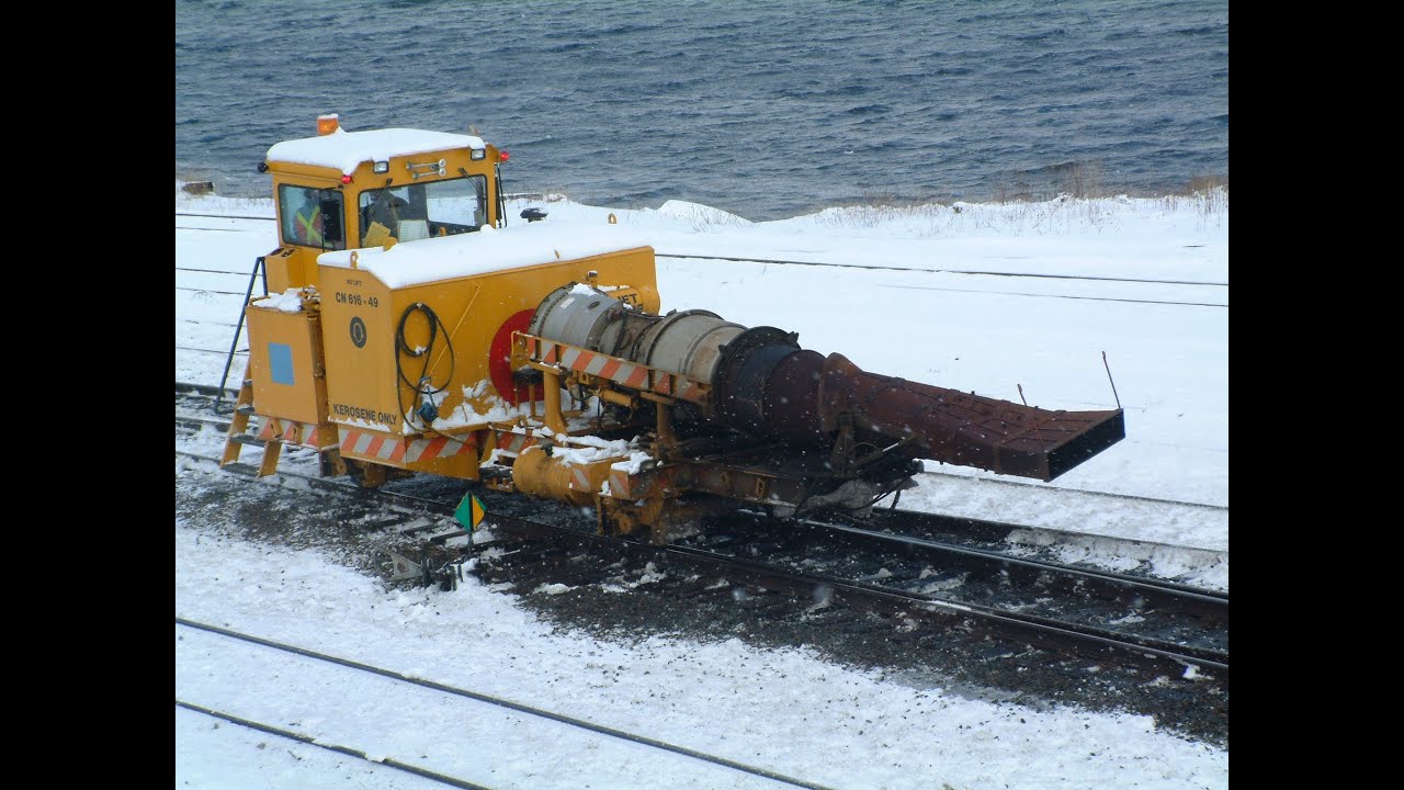 CN Jet Snow Blowers in use in the Halifax NS area