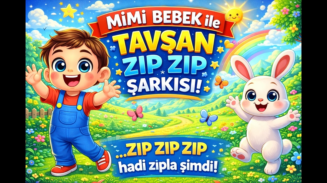MİMİ BEBEK ve TAVŞAN ZIP ZIP ŞARKISI 🐰🎵 | Çocuklar İçin Eğitici Eğlenceli Şarkılar | Kids Bunny Song