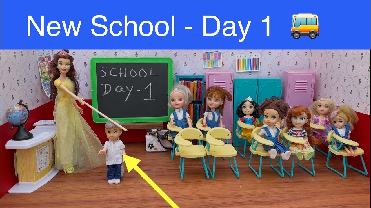 மண்வாசனை Barbie doll videos Tamil - Episode 32  - New School - Day 1 | Classic Mini Food #manvasanai