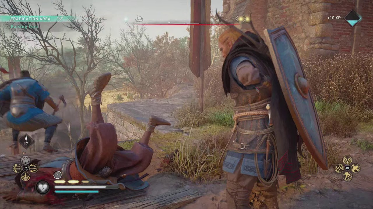 Eivor' s epic fighting skills in King's Bury raid !!! Assassins Creed Valhalla