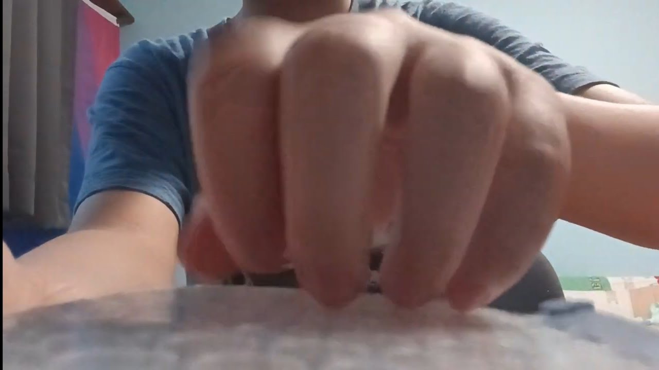 ASMR Tapping towards the camera
