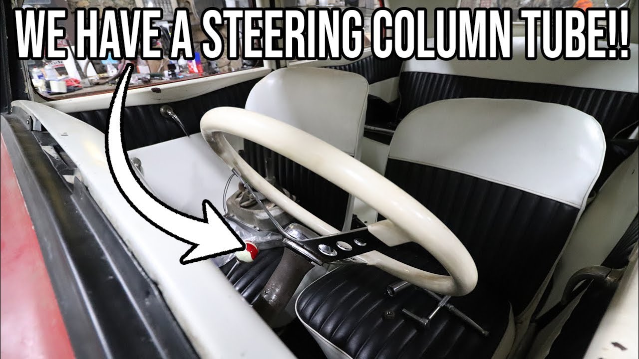 Creating A Steering Column Tube From Spare Parts - 1934 Ford Tudor Sedan