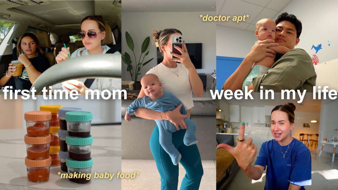 MOM WEEK IN THE LIFE 💁‍♀️ making baby food, very honest oura ring review, doctor appointment!