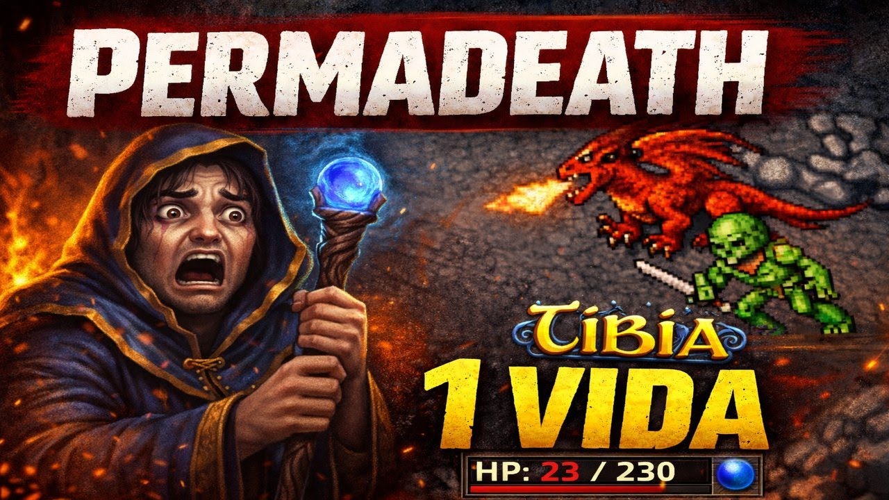 Jornada Iron Man Narrativa Tibia | Morrer = Delete Ep 1