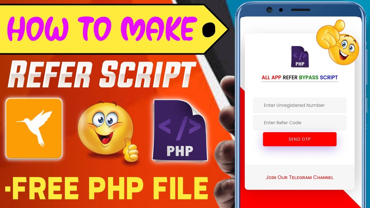 🔥🔥 How To Make Refer Bypass Script !! Refer Bypass Script Kaise Banaye 😜