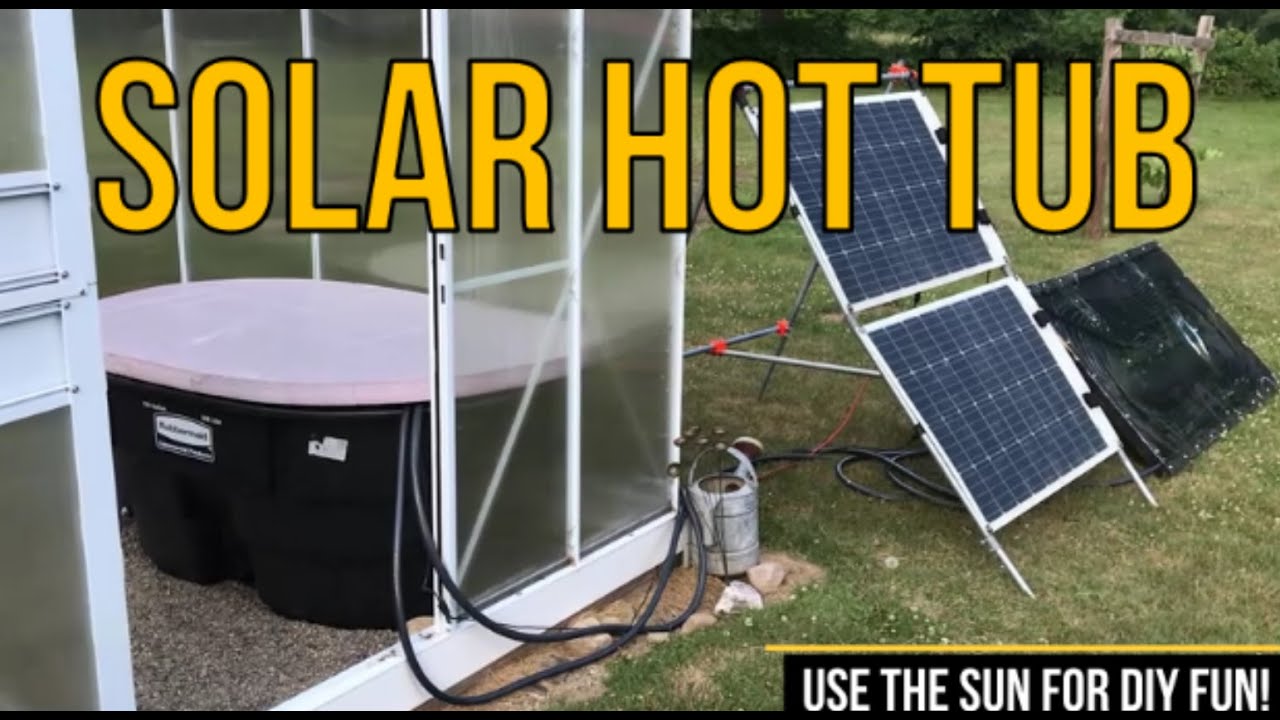 DIY Solar Hot Tub