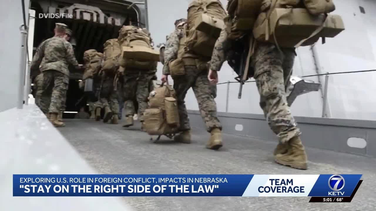Exploring U.S. role in foreign conflict, impacts in Nebraska