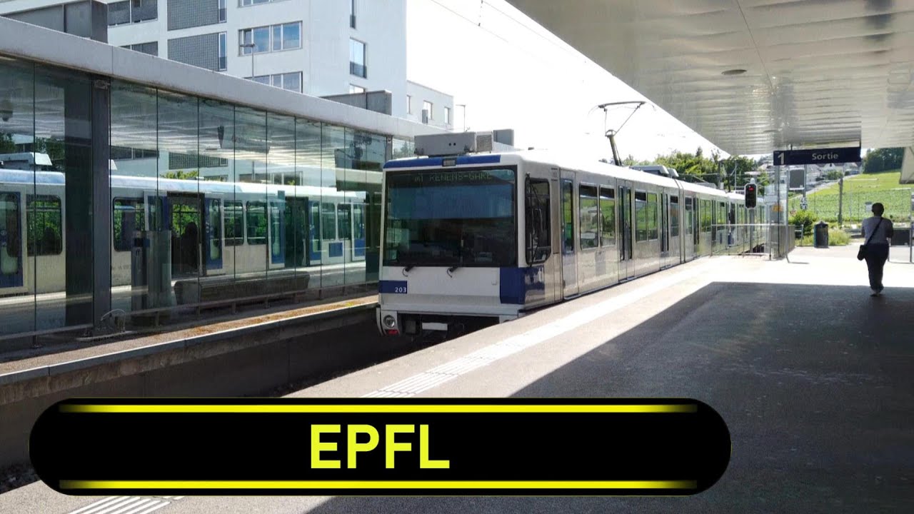 Metro Station EPFL - Lausanne 🇨🇭 - Walkthrough 🚶