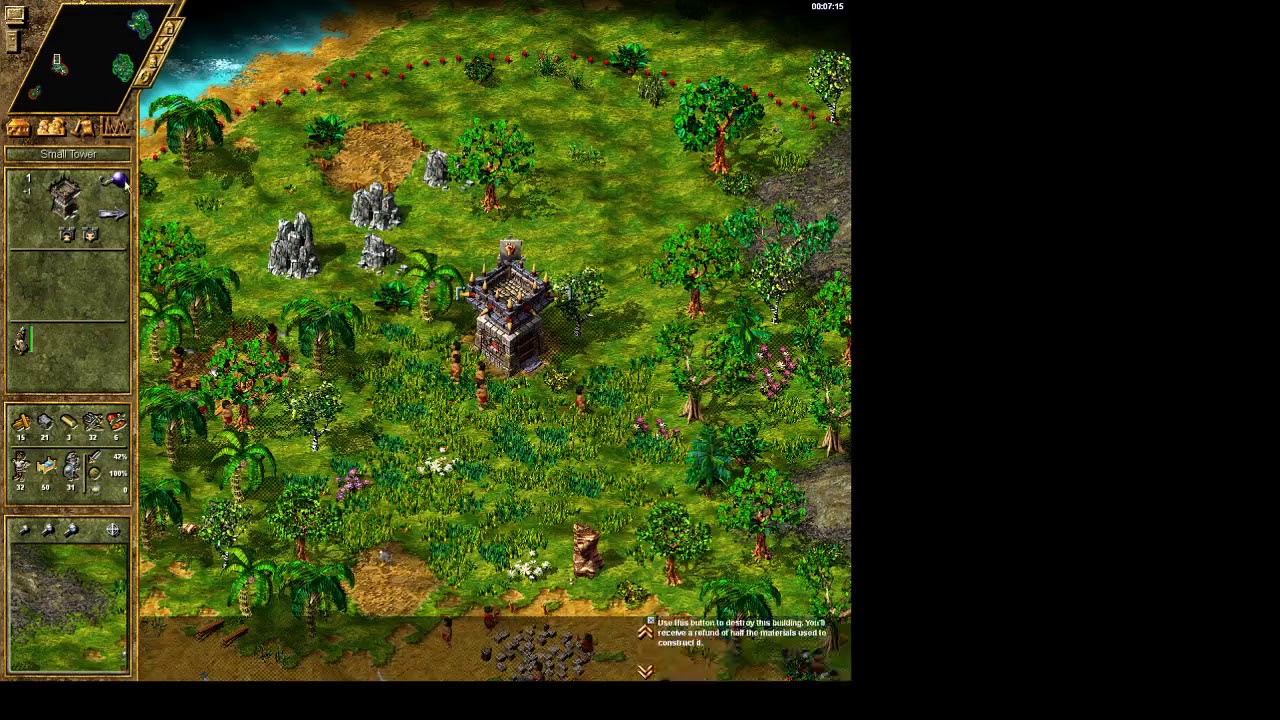 Settlers 4 - The dark tribe campaign, 12 in 23:46 [normal difficulty], new pb