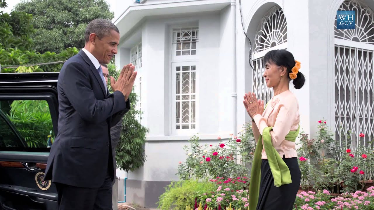 On Board With President Obama - Rangoon, Burma