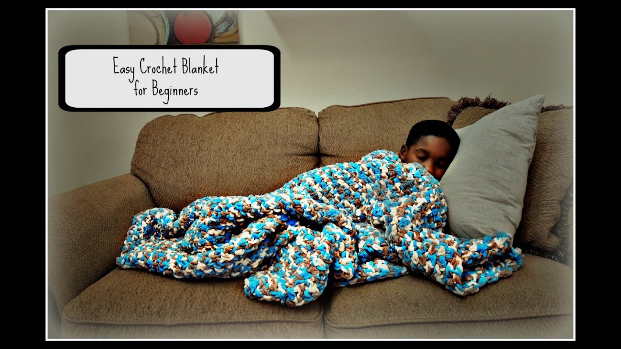 Easy Crochet Blanket for Beginners
