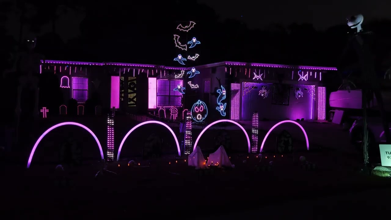 Electroluminosity Lights Halloween 2025 Bloody Mary Lady Gaga Wednesday