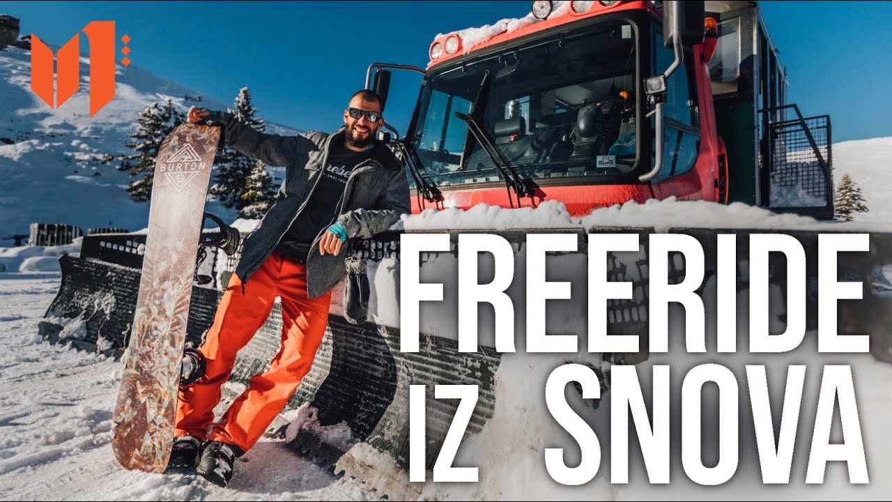 Vožnja snowboarda po najstrmijim vrhovima Šar-Planine VLOG