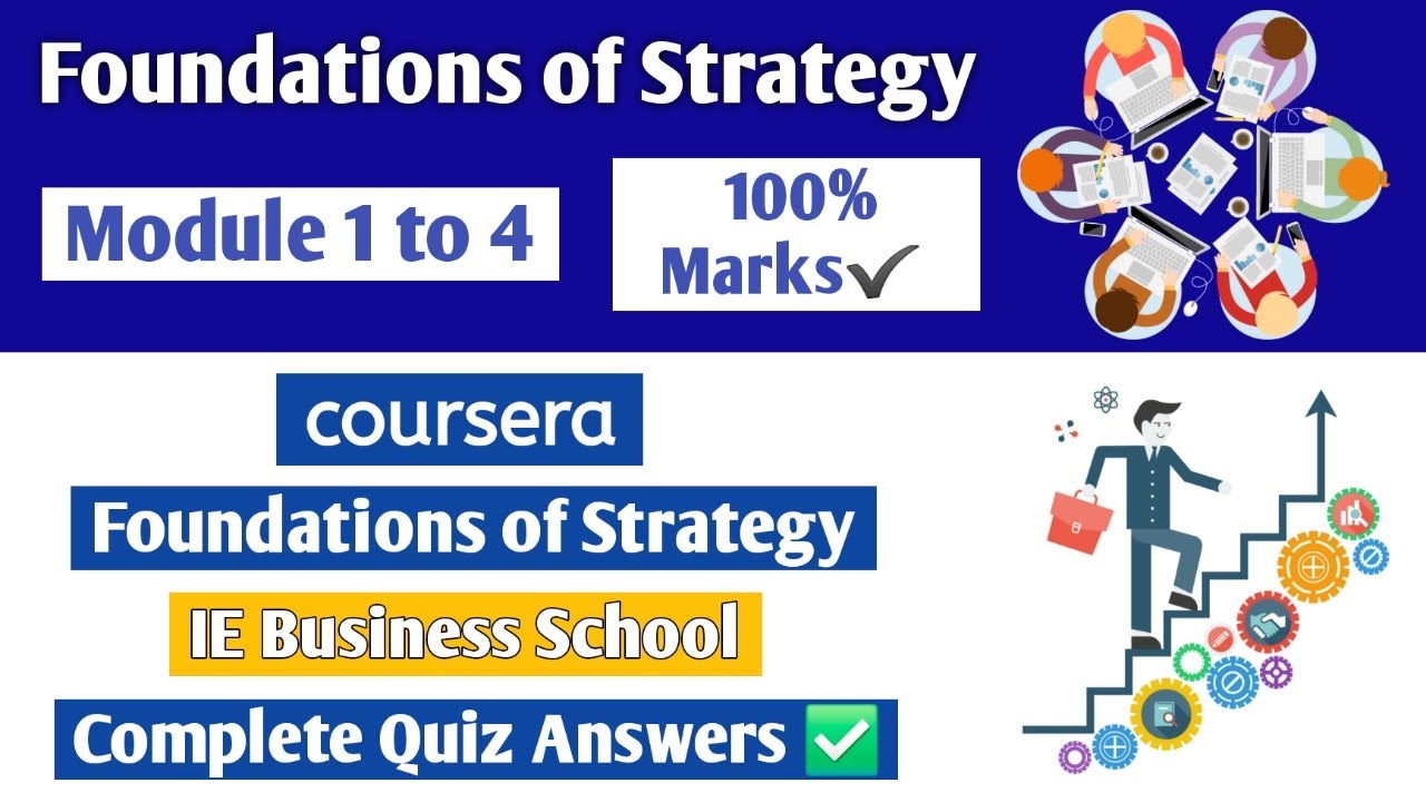 Foundations of Strategy | Coursera | IE Business School | Module 1 to 4 | Complete Quiz Answers