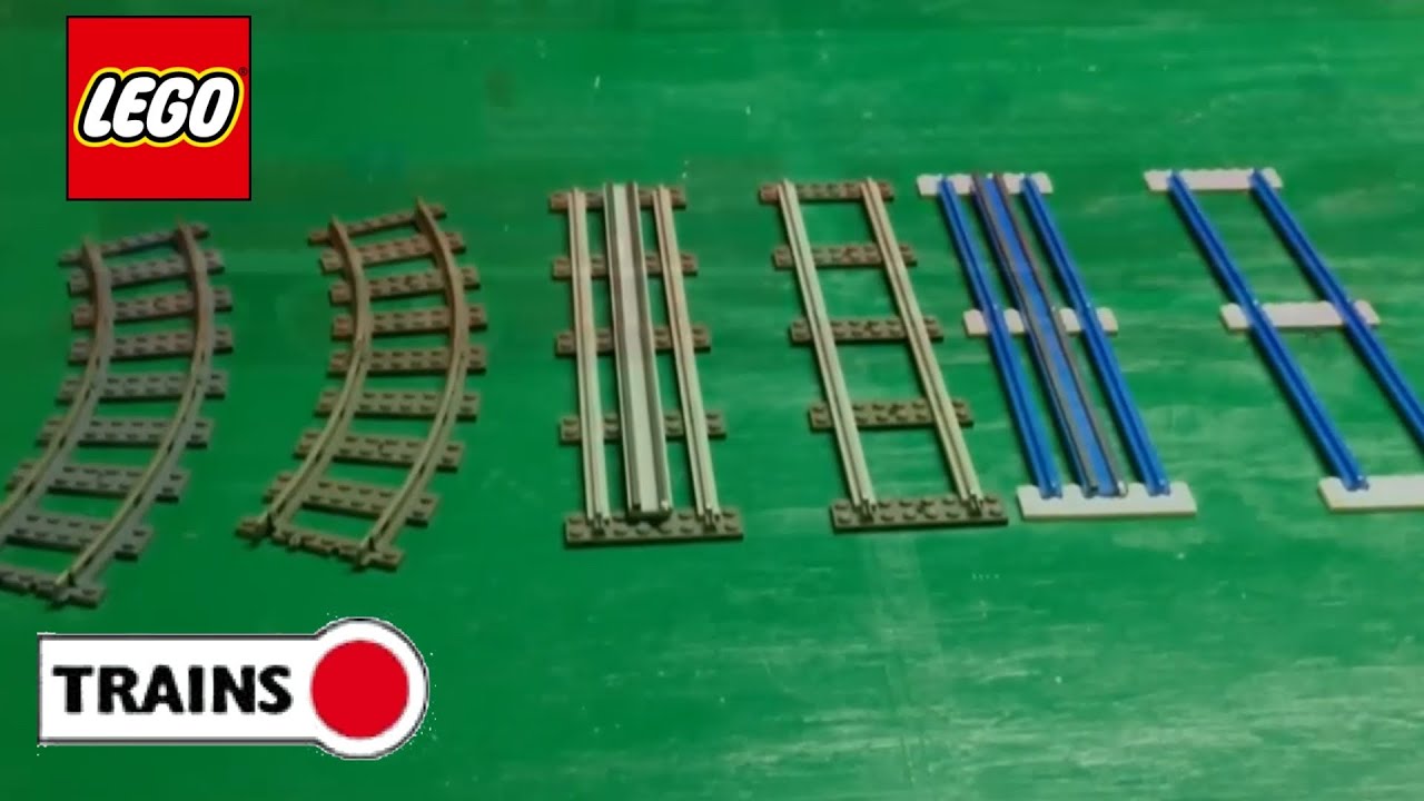 LEGO Train Track Through the Years 4.5V 12V 9V and more 1966-present