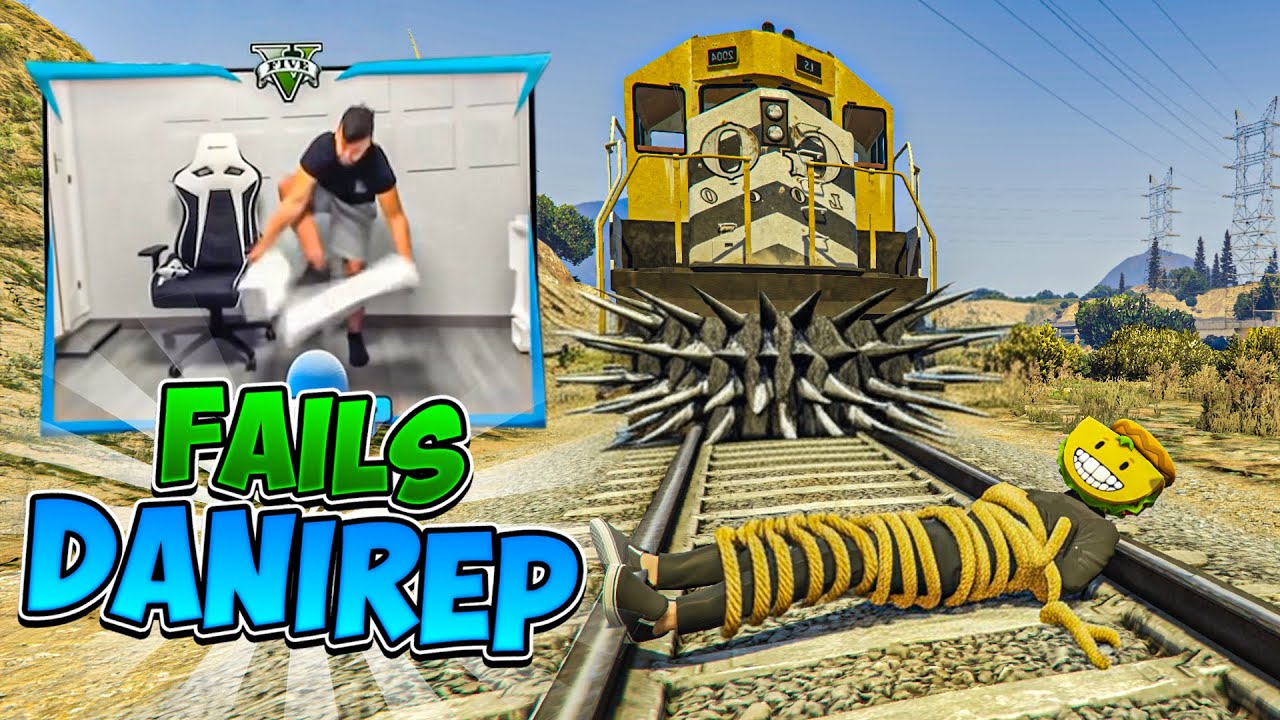 Los MEJORES FAILS De DANIREP En GTA 5 ONLINE *ENFADO MÁXIMO*