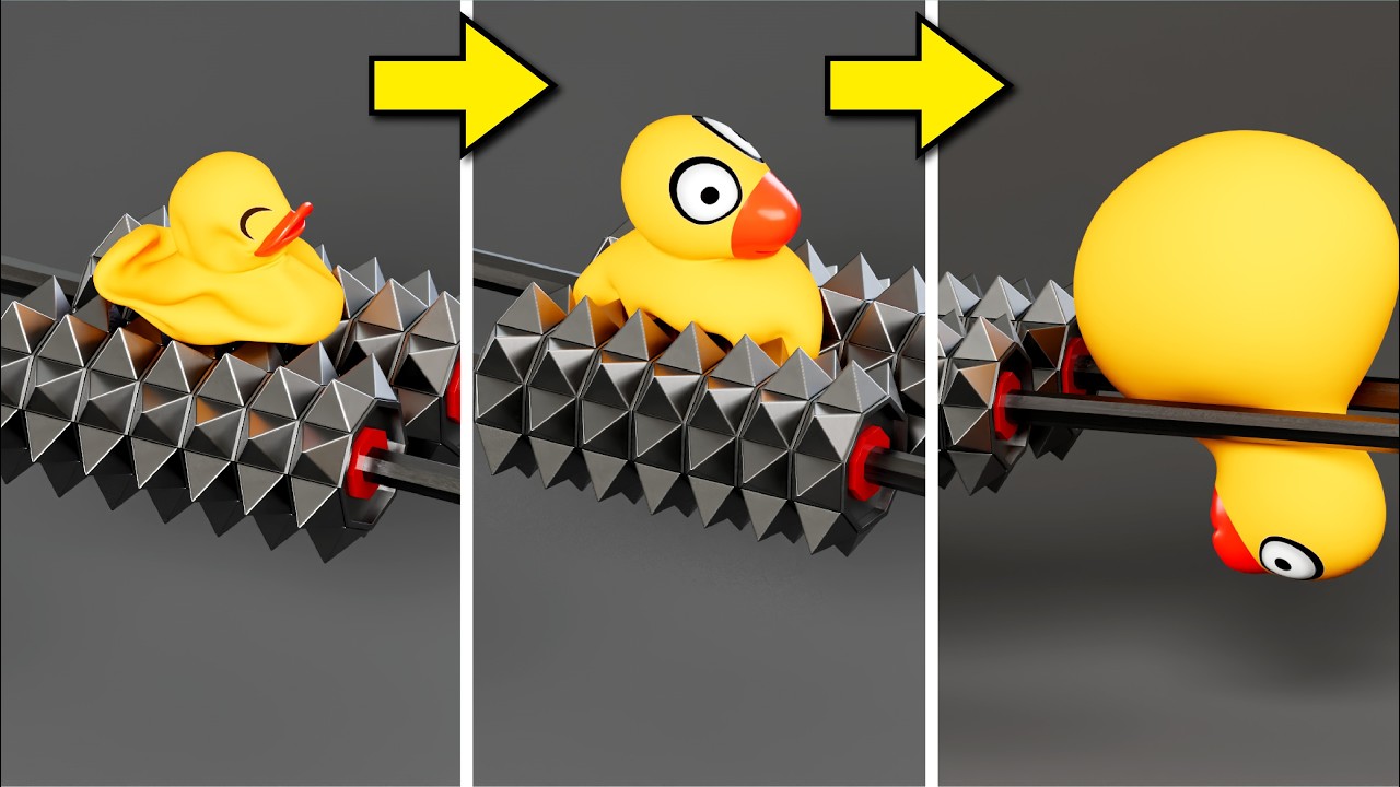 Extreme CGI Physics Experiments: Shredding, Realism & Impact Tests 🧊🍣⚙️