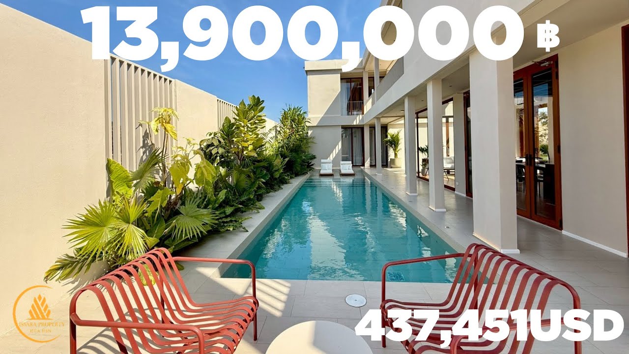 13,900,000THB(437,451USD) Luxury Modern Pool Villas Inspired At Soi 112 Hua Hin 