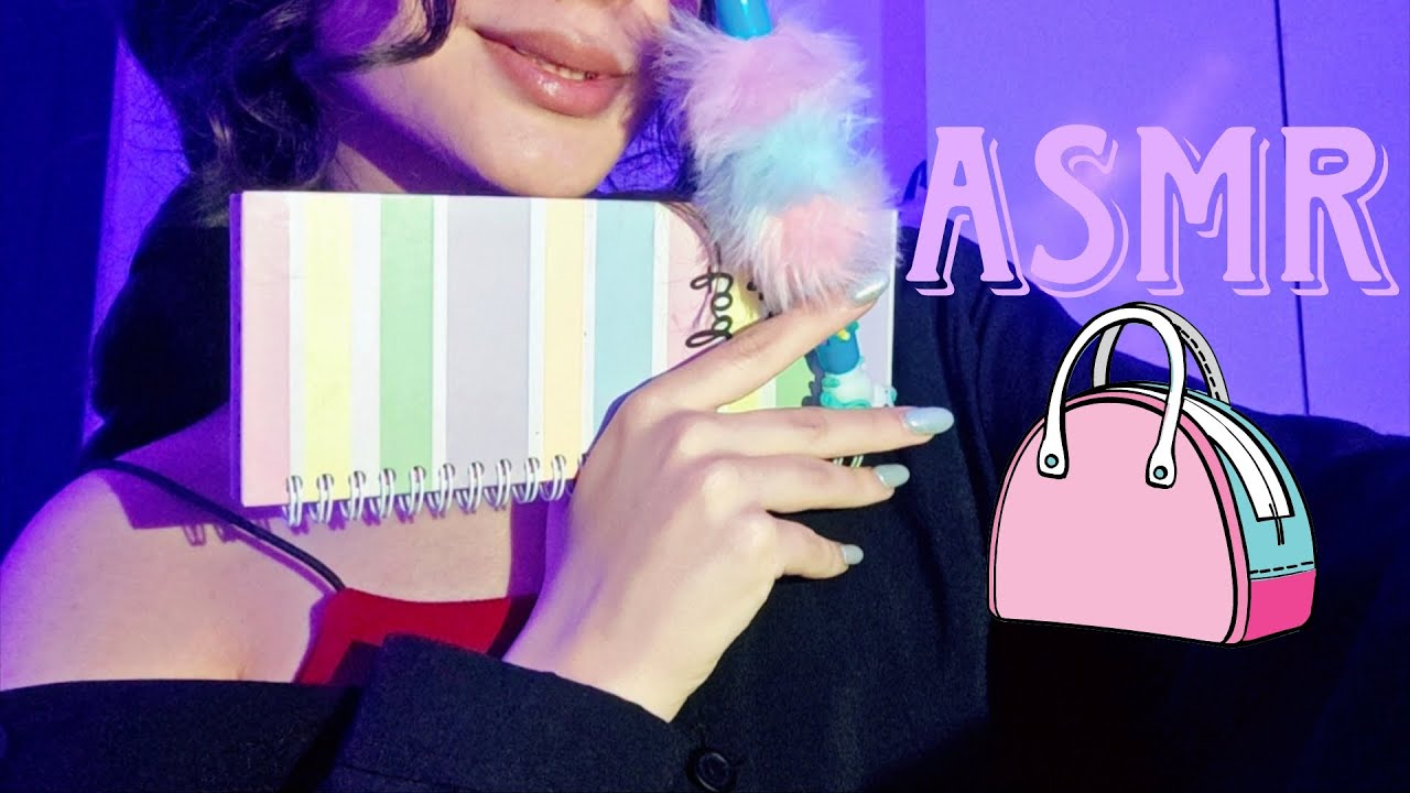 داخل کیفم چیه؟🤫👛|Asmr bag