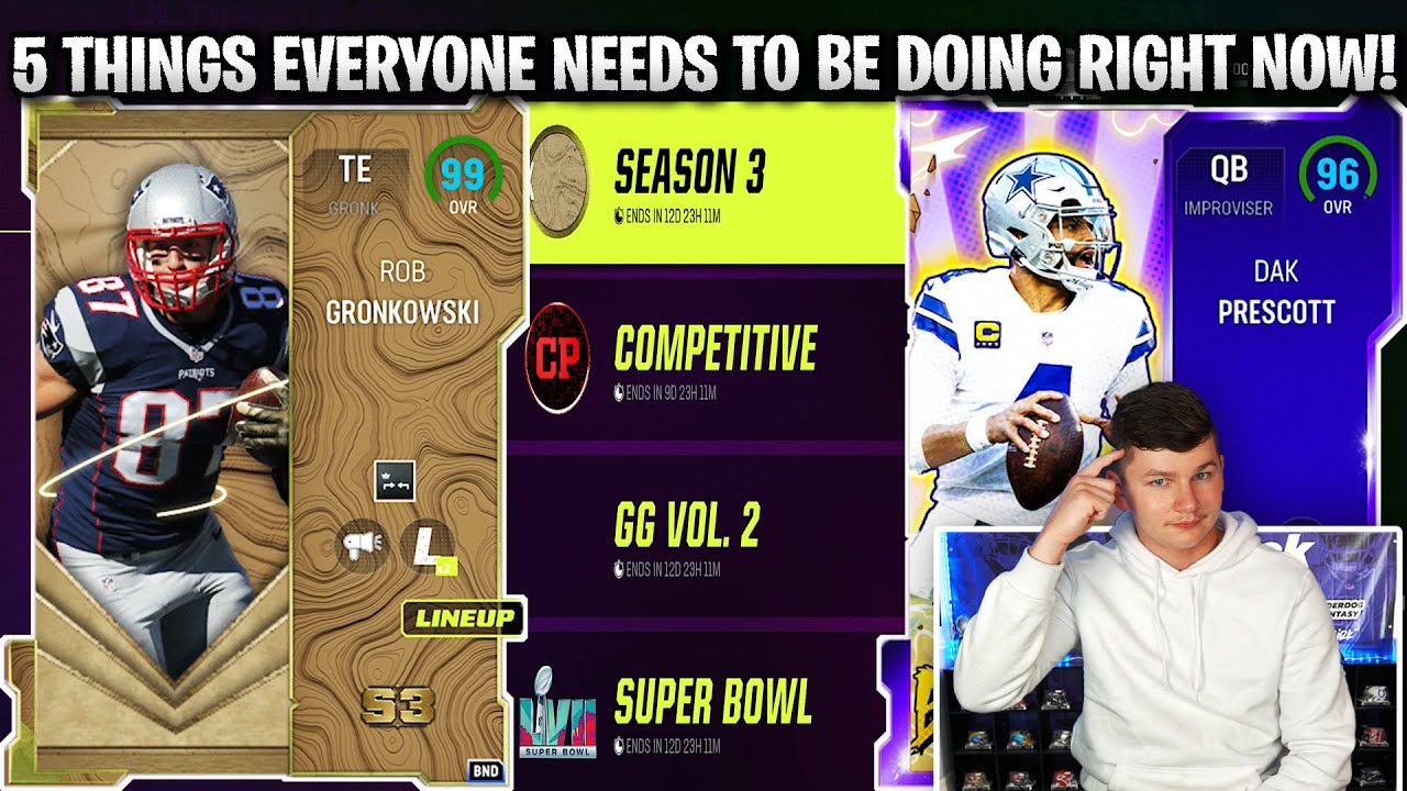 5 THINGS EVERYONE NEEDS TO DO RIGHT NOW IN MADDEN 23! | MADDEN 23 ULTIMATE TEAM